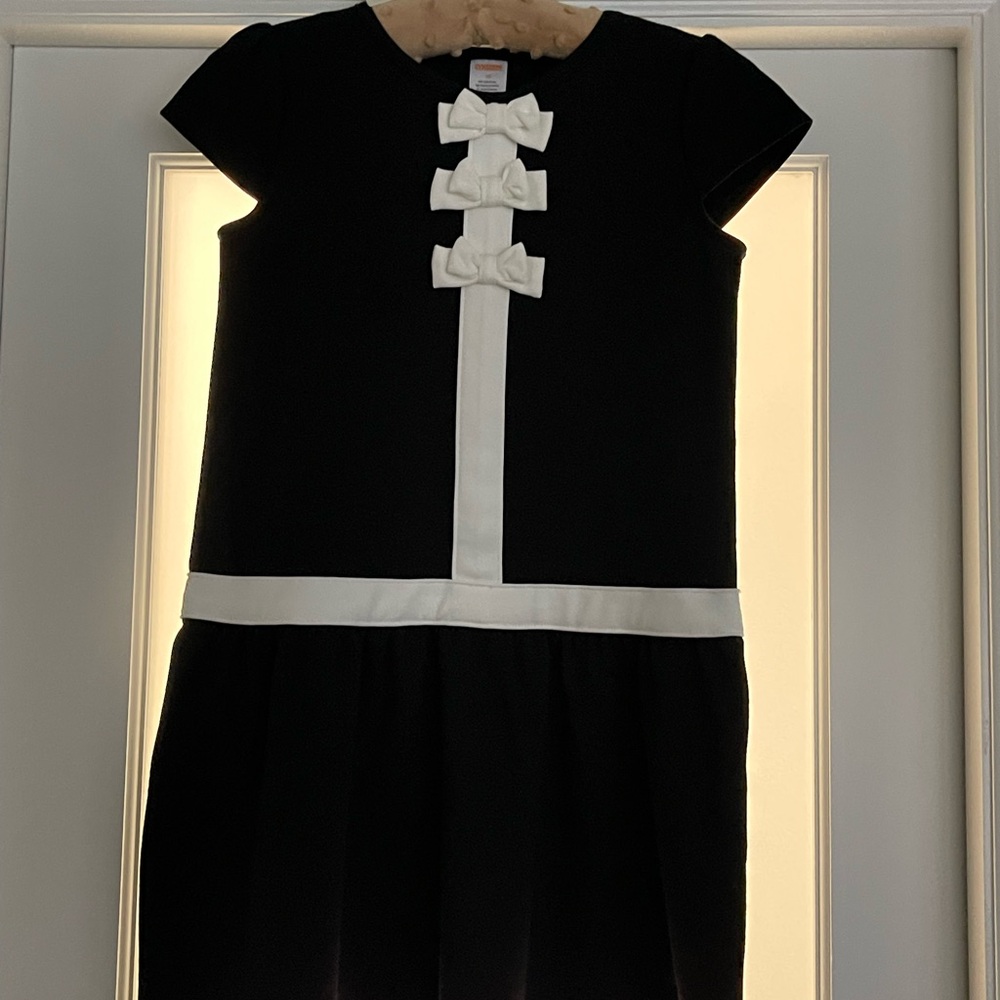 Girls Cute Cotton Bow Dress
